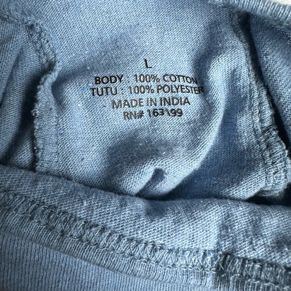 Dog Dress Blue Large - Picture 4 of 6